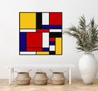 Mondrian De Stijl Art Movement by Saadana Shanmukam on GIANT ART - red digital drawing