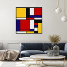 Mondrian De Stijl Art Movement by Saadana Shanmukam on GIANT ART - red digital drawing