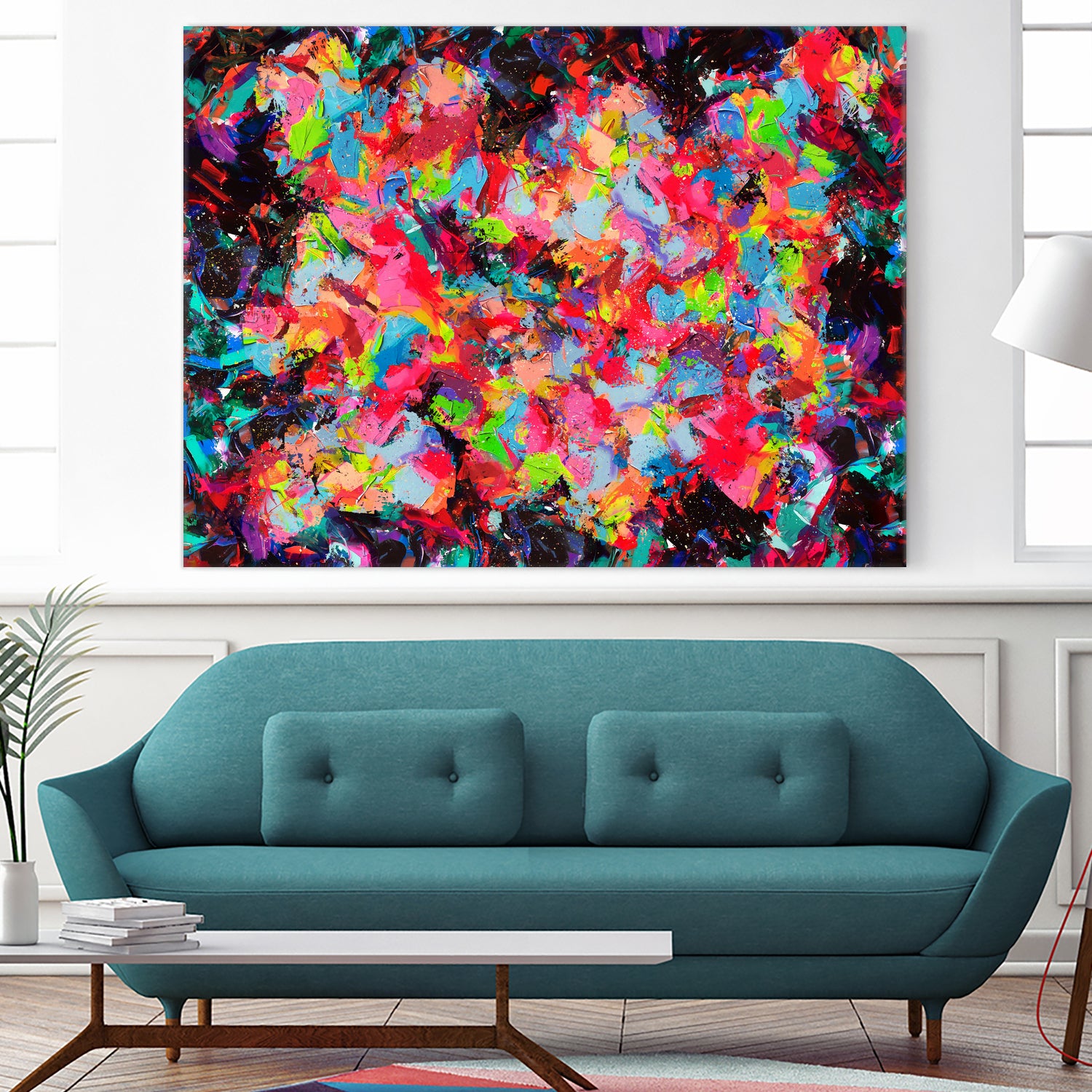 The Colors Life IV by Fran Rosado on GIANT ART - black digital painting