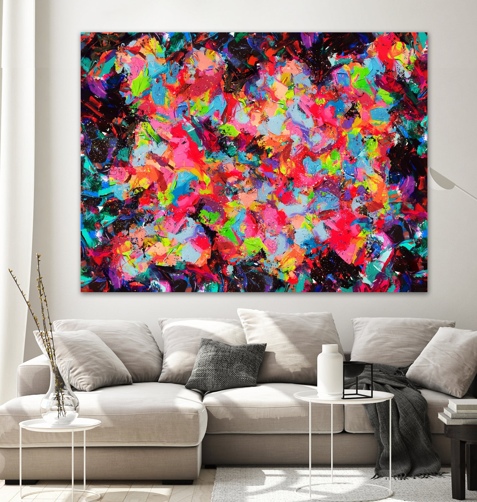 The Colors Life IV by Fran Rosado on GIANT ART - black digital painting