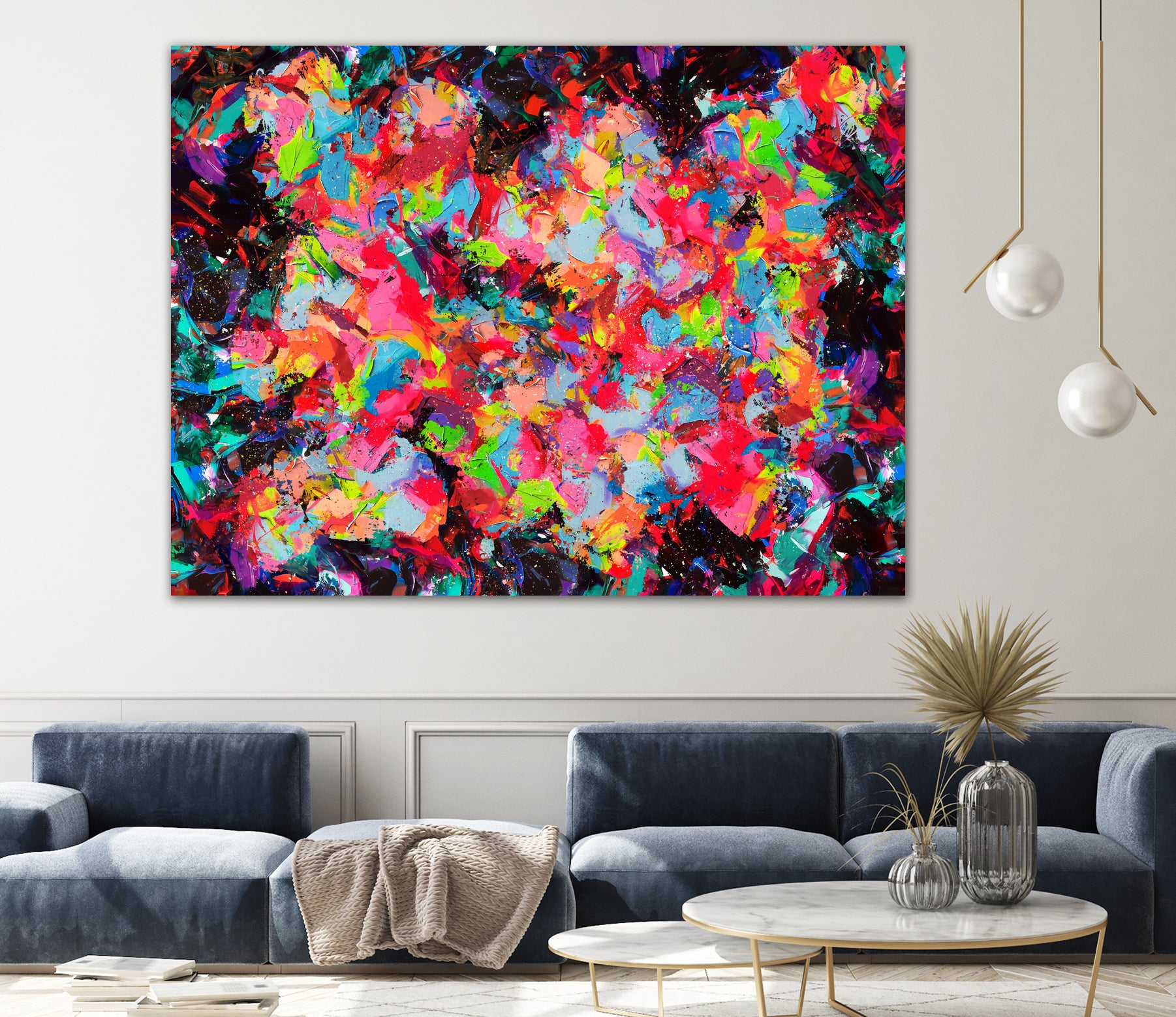 The Colors Life IV by Fran Rosado on GIANT ART - black digital painting