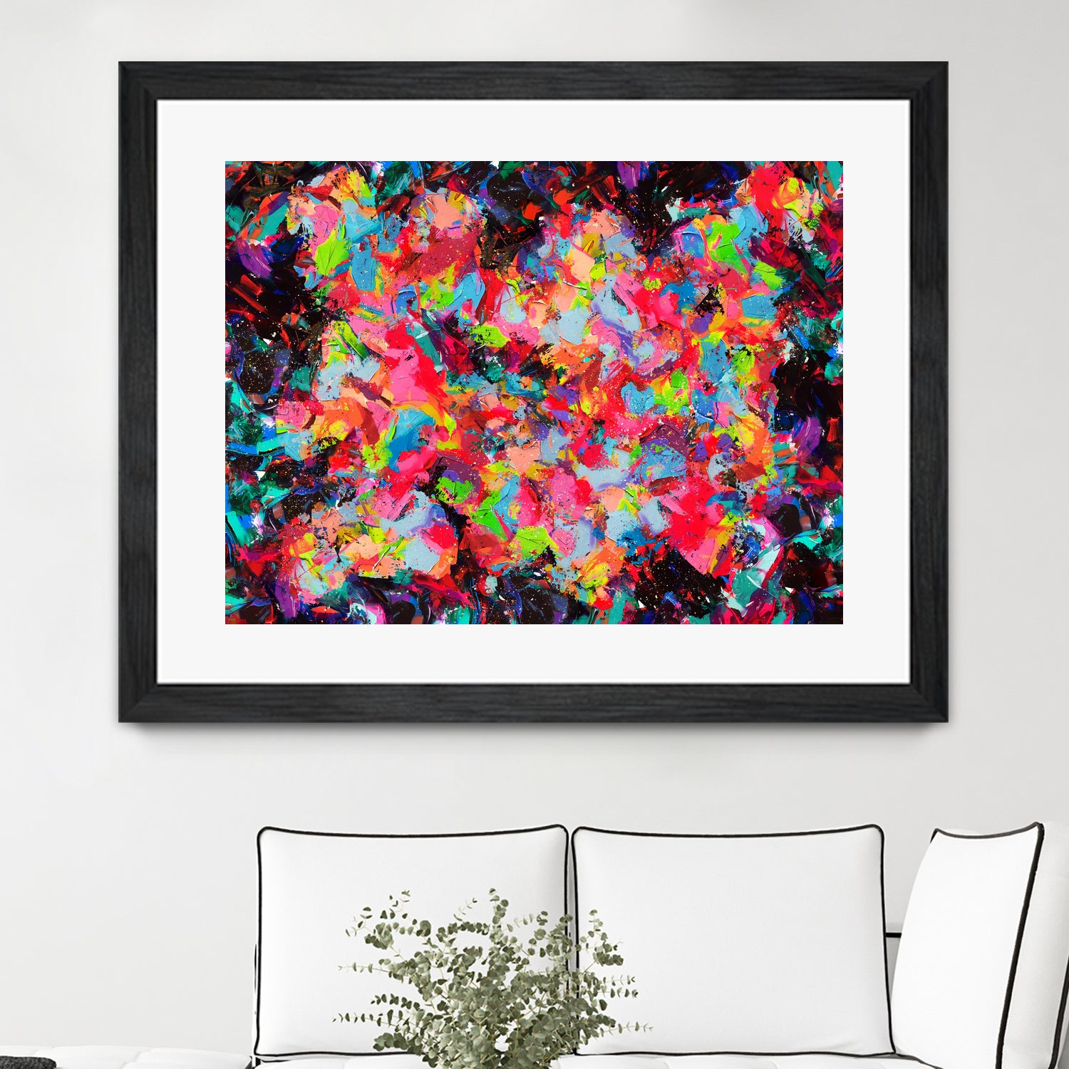 The Colors Life IV by Fran Rosado on GIANT ART - black digital painting