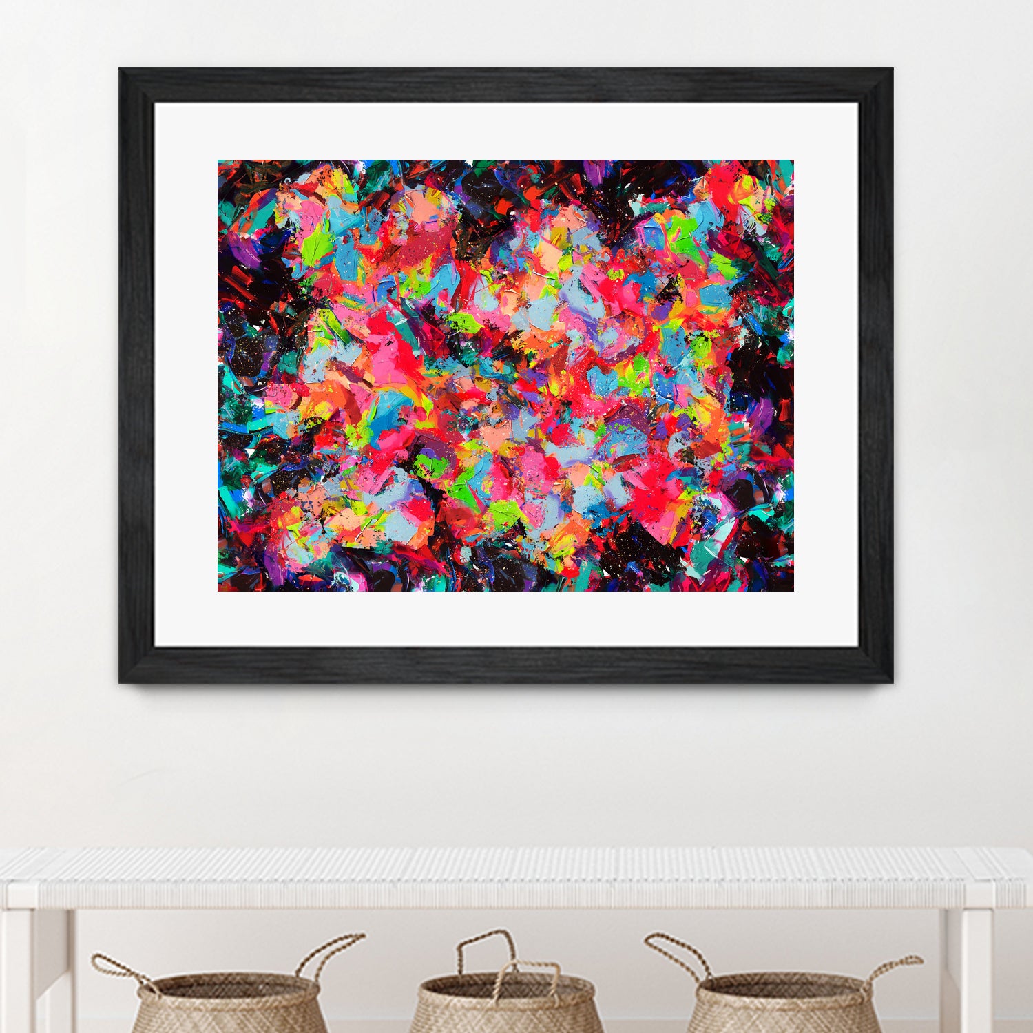 The Colors Life IV by Fran Rosado on GIANT ART - black digital painting