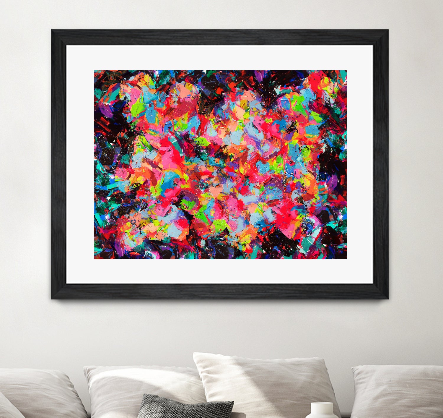 The Colors Life IV by Fran Rosado on GIANT ART - black digital painting