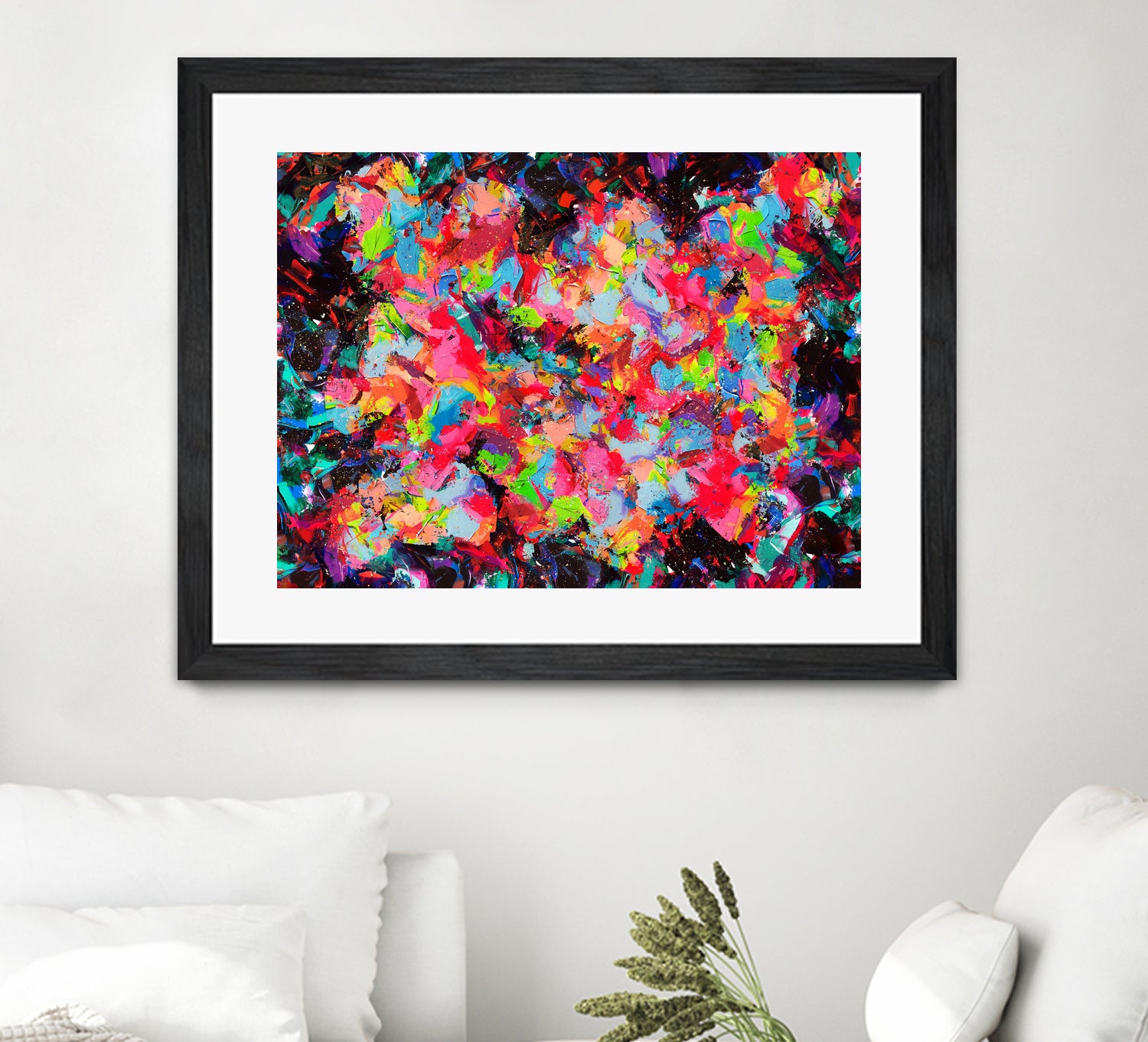 The Colors Life IV by Fran Rosado on GIANT ART - black digital painting