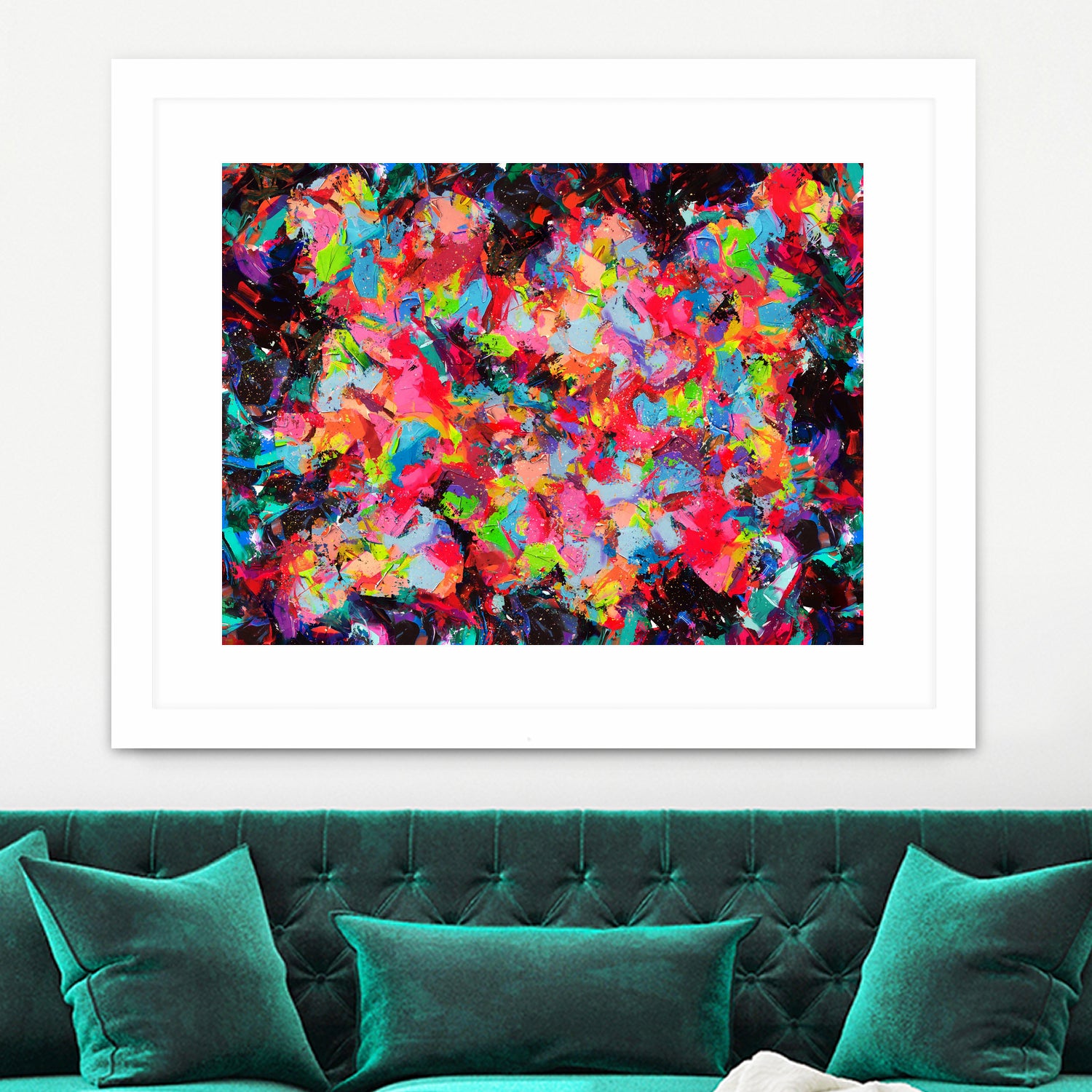 The Colors Life IV by Fran Rosado on GIANT ART - black digital painting