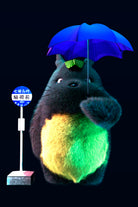 totoro by Jose Barrera on GIANT ART - blue 3d art