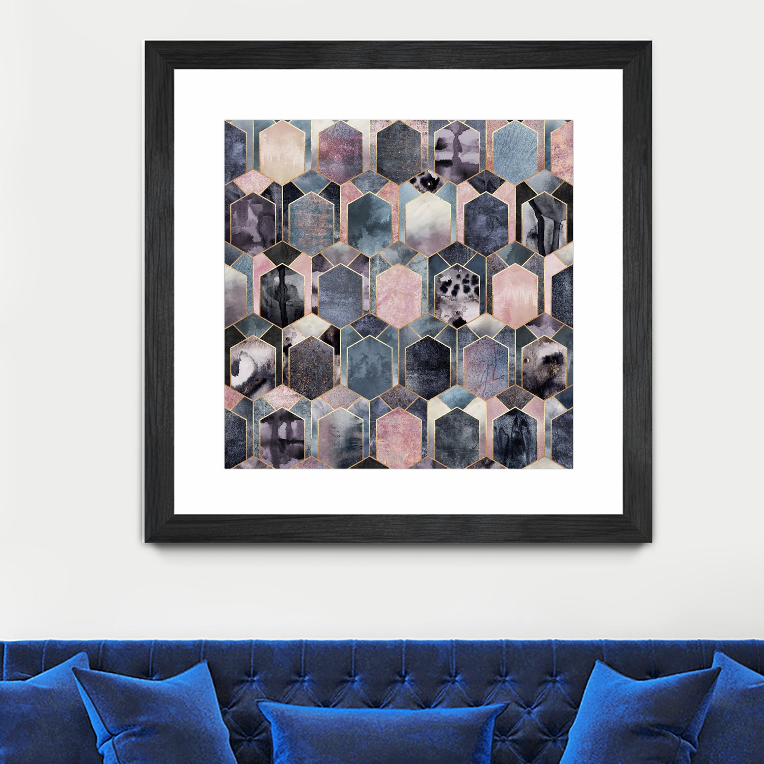 Art Deco Dream by Elisabeth Fredriksson on GIANT ART - blue digital painting