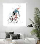 I want to ride my bicycle by Solti Balázs on GIANT ART - white mixed media