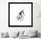 I want to ride my bicycle by Solti Balázs on GIANT ART - white mixed media