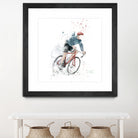 I want to ride my bicycle by Solti Balázs on GIANT ART - white mixed media