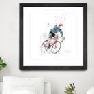 I want to ride my bicycle by Solti Balázs on GIANT ART - white mixed media