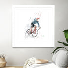 I want to ride my bicycle by Solti Balázs on GIANT ART - white mixed media