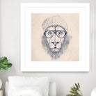 Cool lion by Solti Balázs on GIANT ART - brown digital painting