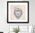 Cool lion by Solti Balázs on GIANT ART - brown digital painting