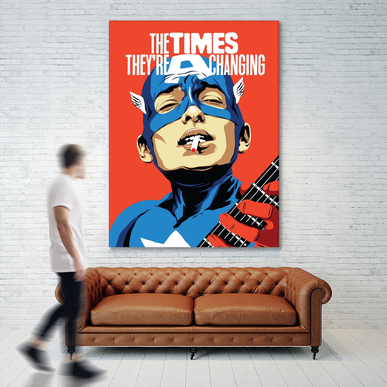 The Times They're A Changing by Bily Mariano da Luz on GIANT ART - red digital painting