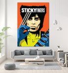 Sticky Fingers by Bily Mariano da Luz on GIANT ART - orange digital painting