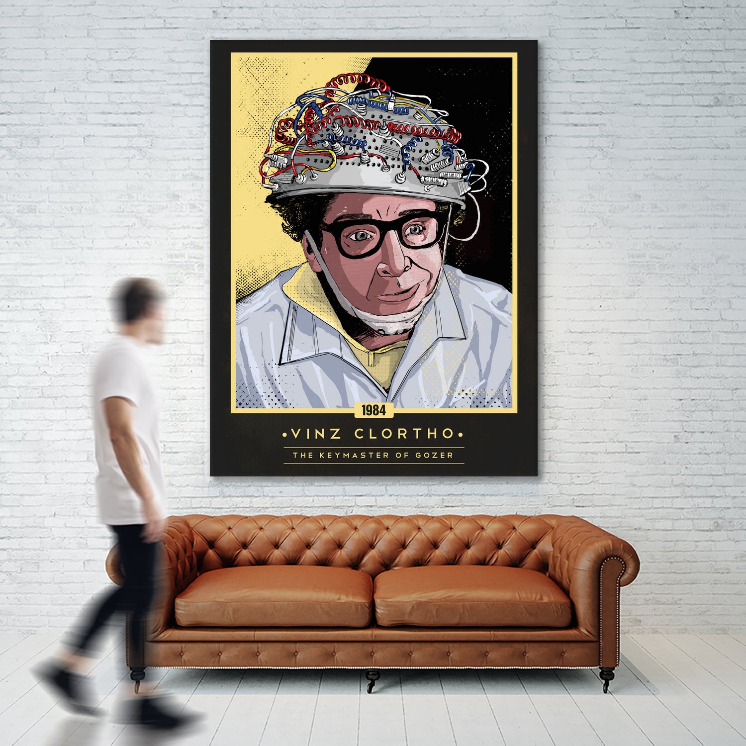 Vinz Clortho The Keymaster of Gozer by Francesca Blè on GIANT ART - white digital painting