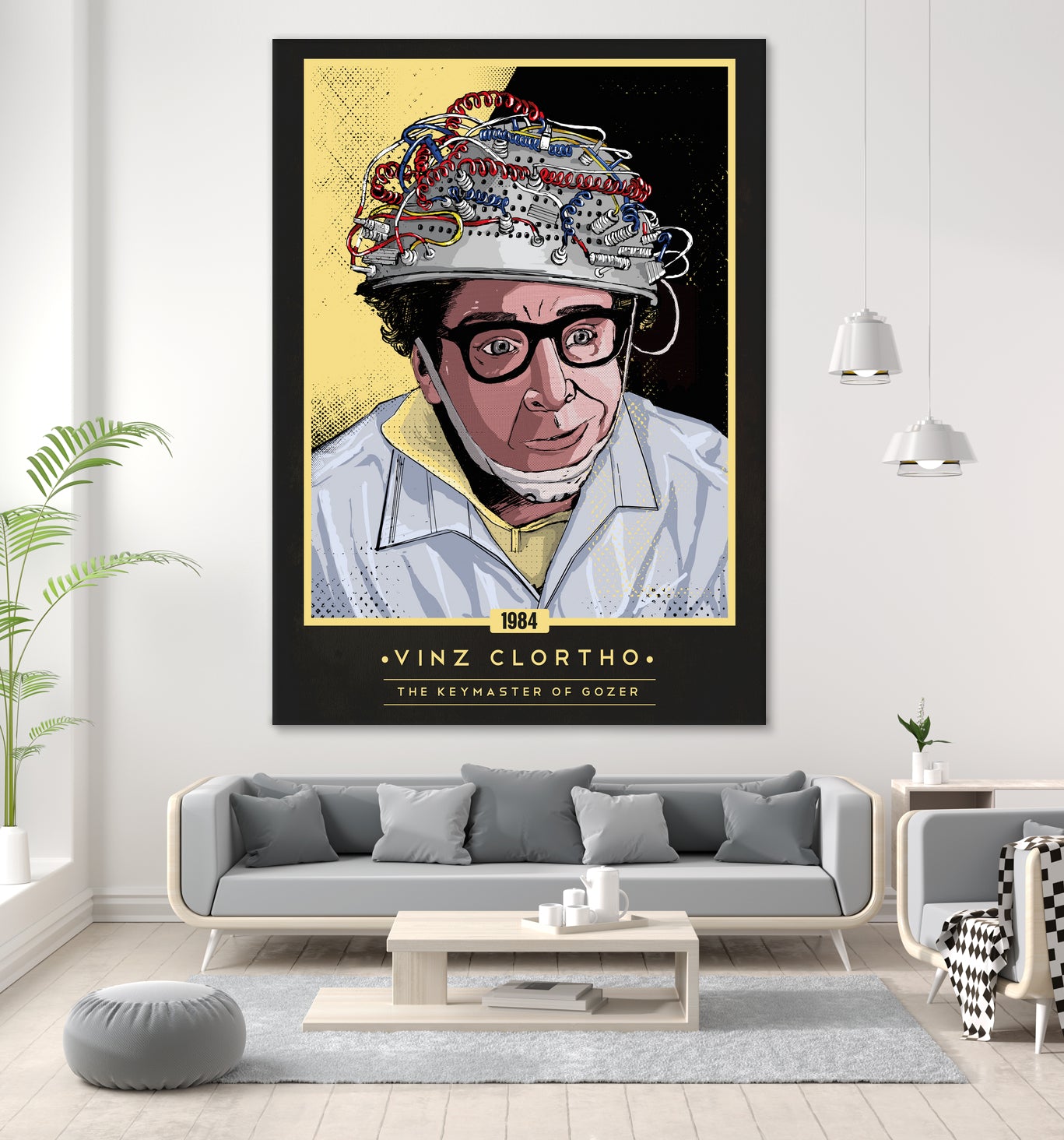 Vinz Clortho The Keymaster of Gozer by Francesca Blè on GIANT ART - white digital painting