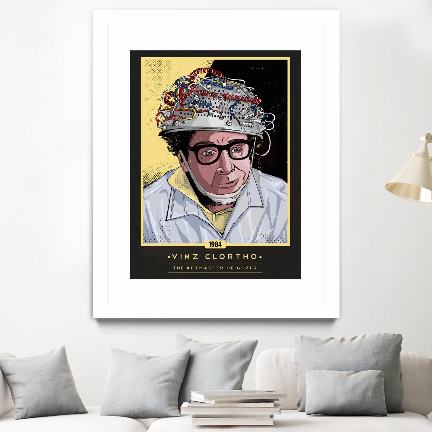 Vinz Clortho The Keymaster of Gozer by Francesca Blè on GIANT ART - white digital painting