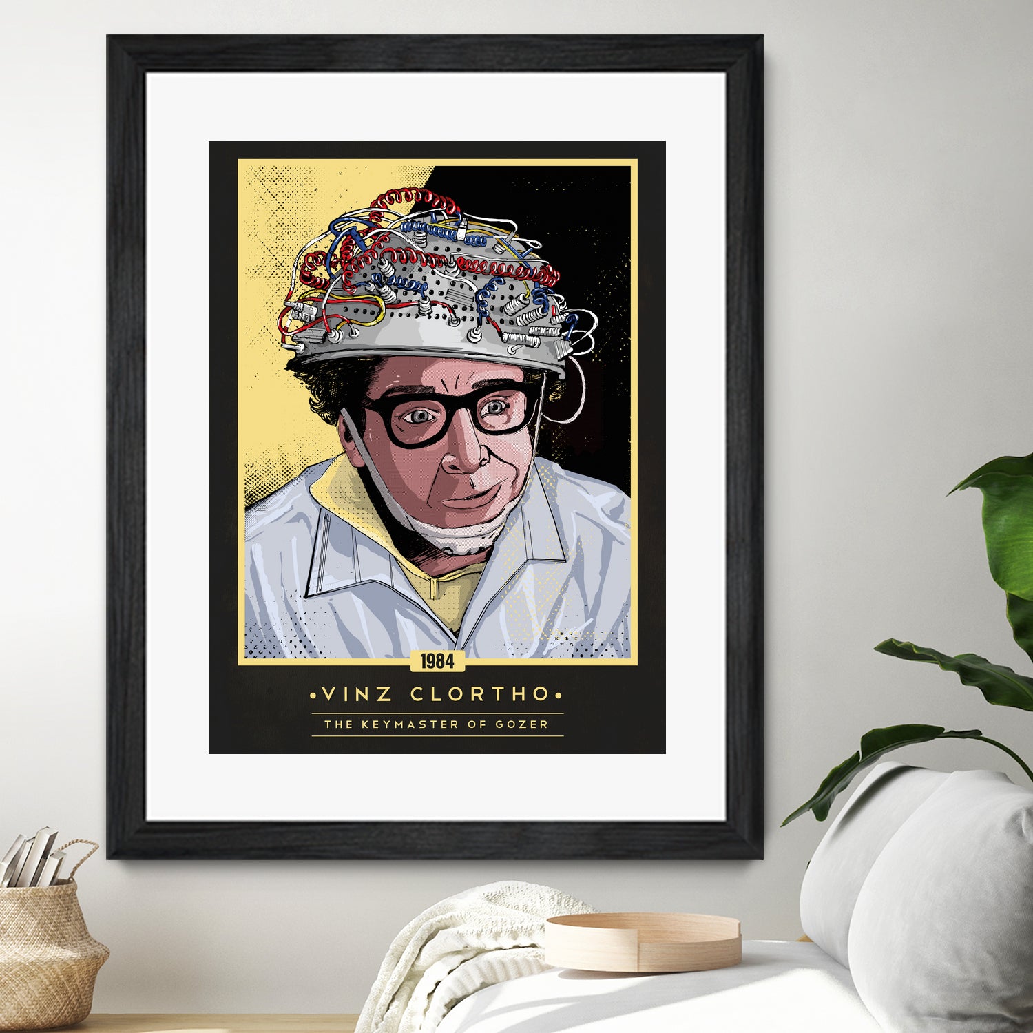 Vinz Clortho The Keymaster of Gozer by Francesca Blè on GIANT ART - white digital painting