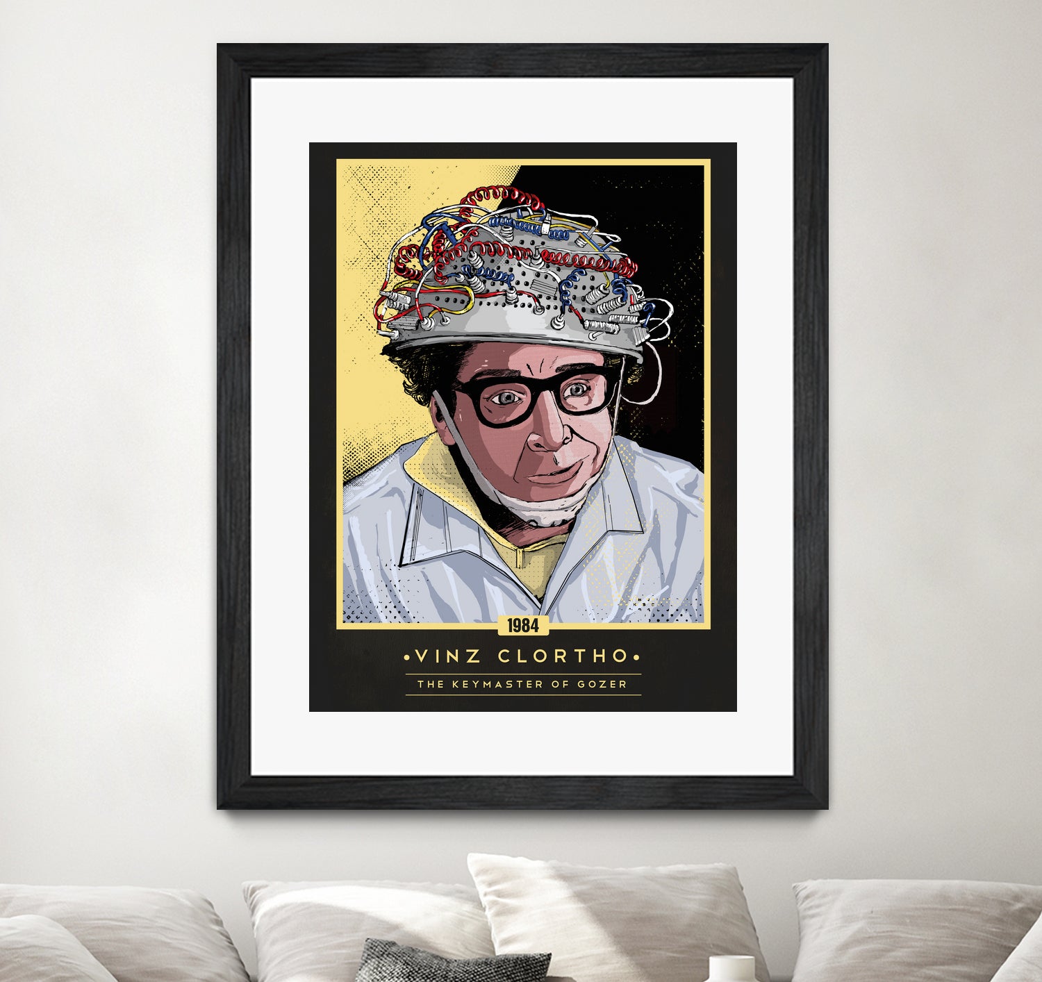 Vinz Clortho The Keymaster of Gozer by Francesca Blè on GIANT ART - white digital painting