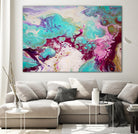 Storm Clouds by L. Renee Jones on GIANT ART - blue mixed media