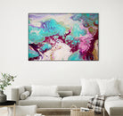 Storm Clouds by L. Renee Jones on GIANT ART - blue mixed media