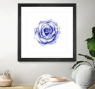 Ballpoint Blue Rose by Ronny Petrus Johannes Kools on GIANT ART - blue mixed media