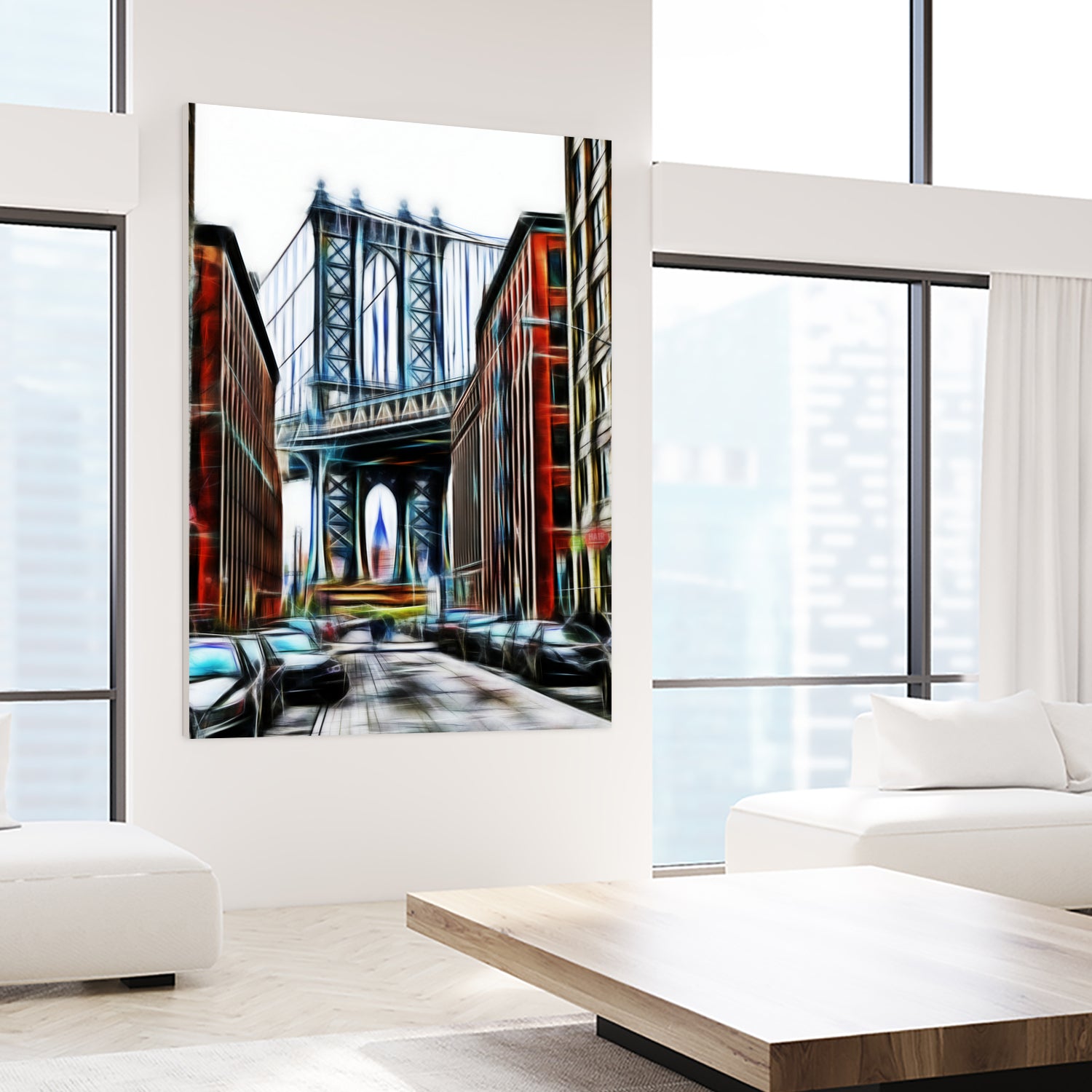 New York by Haris Kavalla on GIANT ART - gray photo illustration