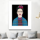 FRIDA KAHLO II by Bianca Green on GIANT ART - fuchsia digital drawing