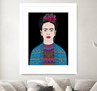 FRIDA KAHLO II by Bianca Green on GIANT ART - fuchsia digital drawing