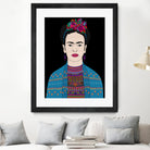 FRIDA KAHLO II by Bianca Green on GIANT ART - fuchsia digital drawing