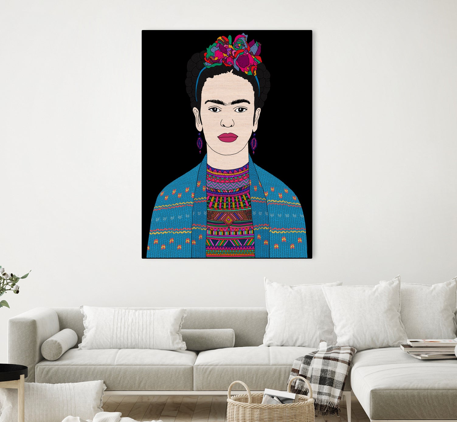 FRIDA KAHLO II by Bianca Green on GIANT ART - fuchsia digital drawing