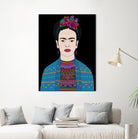 FRIDA KAHLO II by Bianca Green on GIANT ART - fuchsia digital drawing