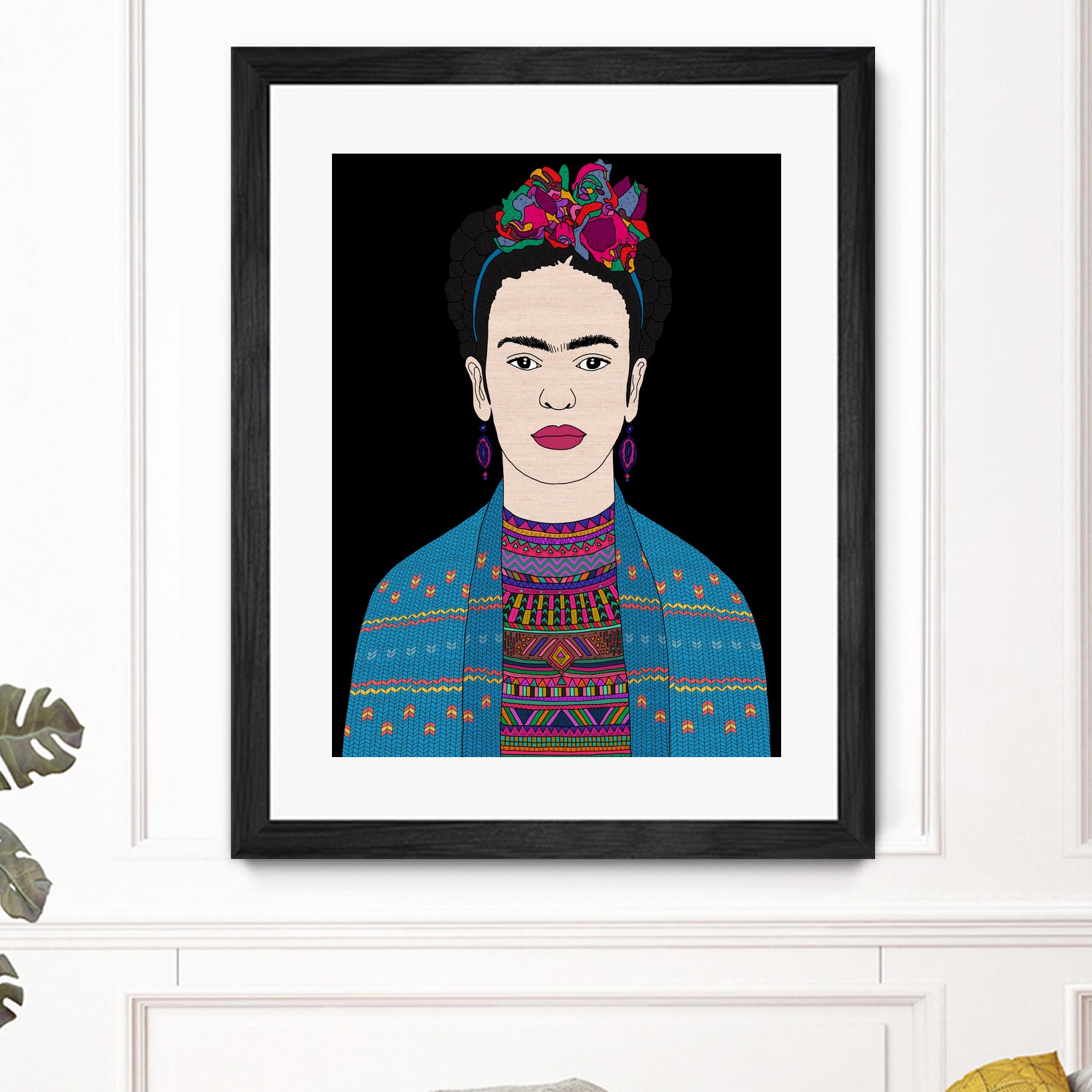 FRIDA KAHLO II by Bianca Green on GIANT ART - fuchsia digital drawing