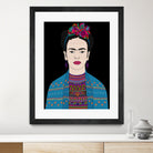 FRIDA KAHLO II by Bianca Green on GIANT ART - fuchsia digital drawing