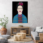 FRIDA KAHLO II by Bianca Green on GIANT ART - fuchsia digital drawing