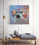 SPACE CAN0N by Bianca Green on GIANT ART - blue digital drawing