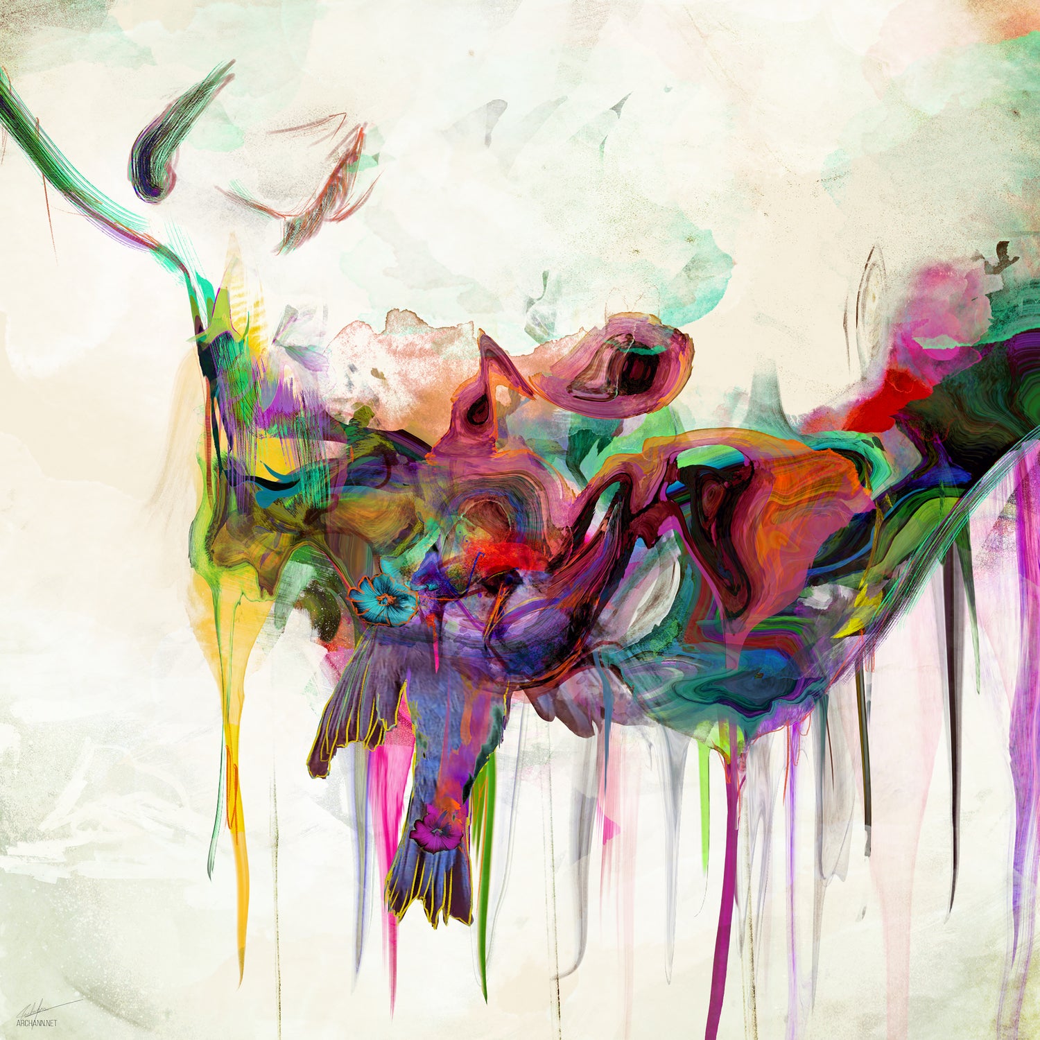 State of Being by Archan Nair on GIANT ART - white digital painting