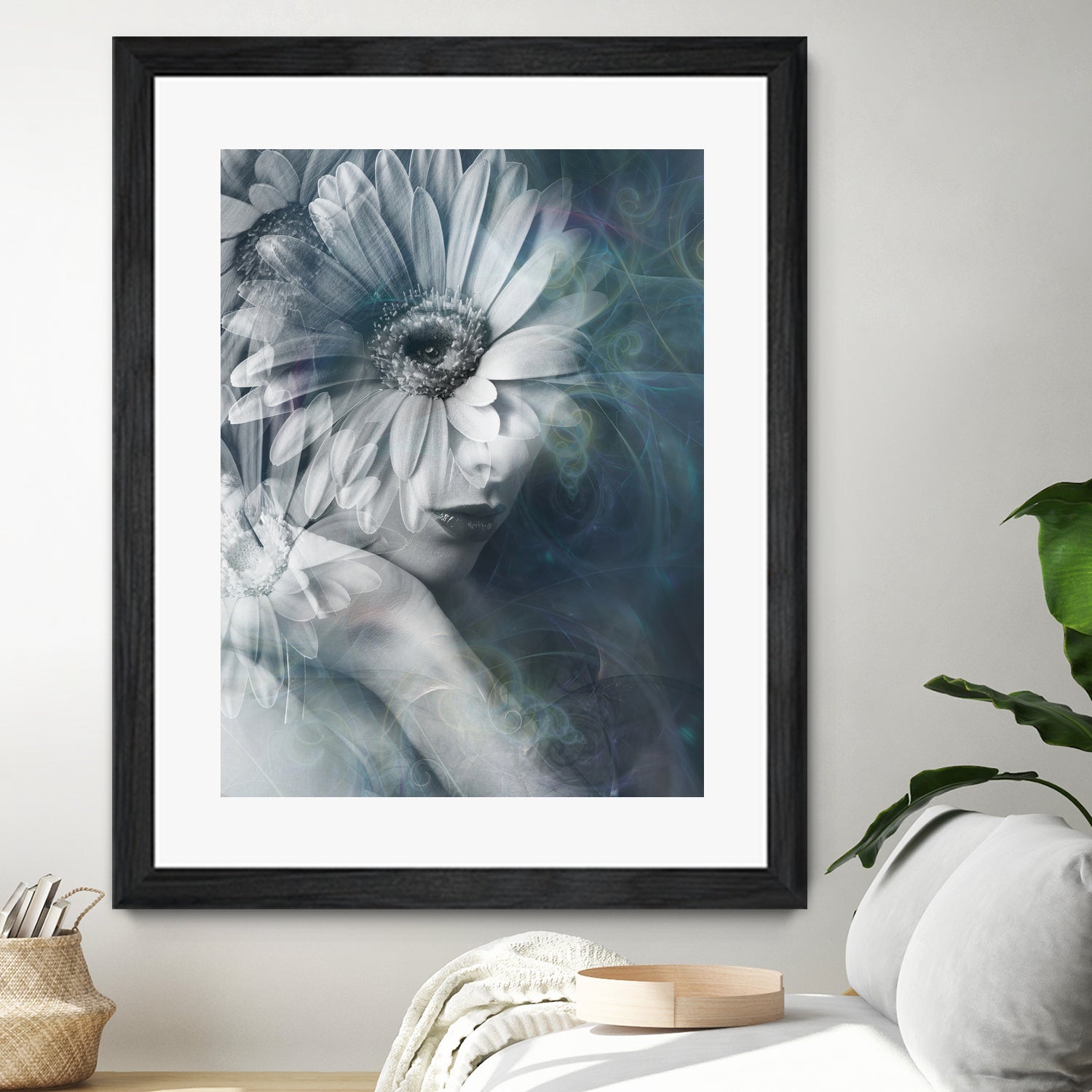 Flower power by Tania Amrein on GIANT ART - gray photo manipulation