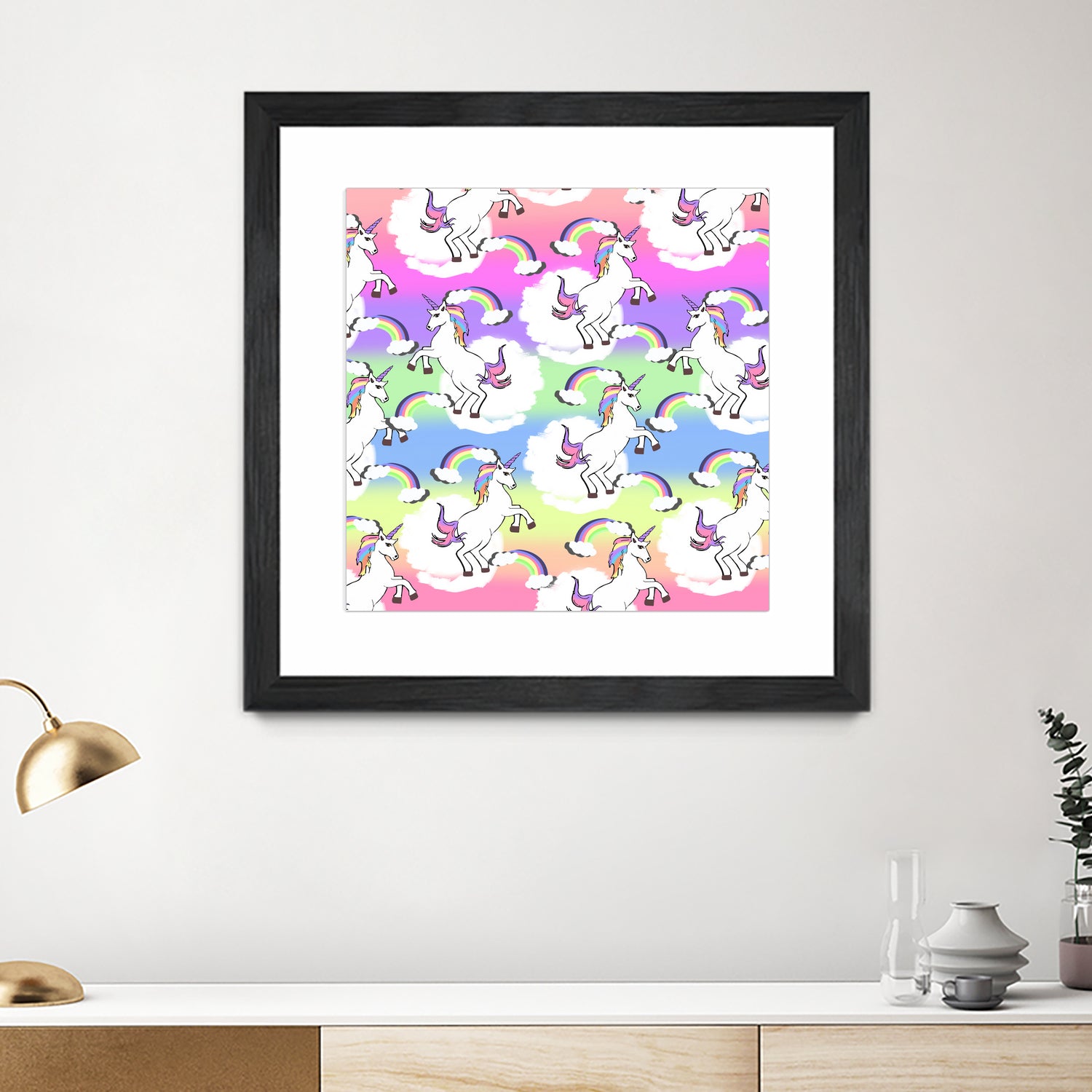 Unicorn Pride by mukta lata barua on GIANT ART - white digital drawing