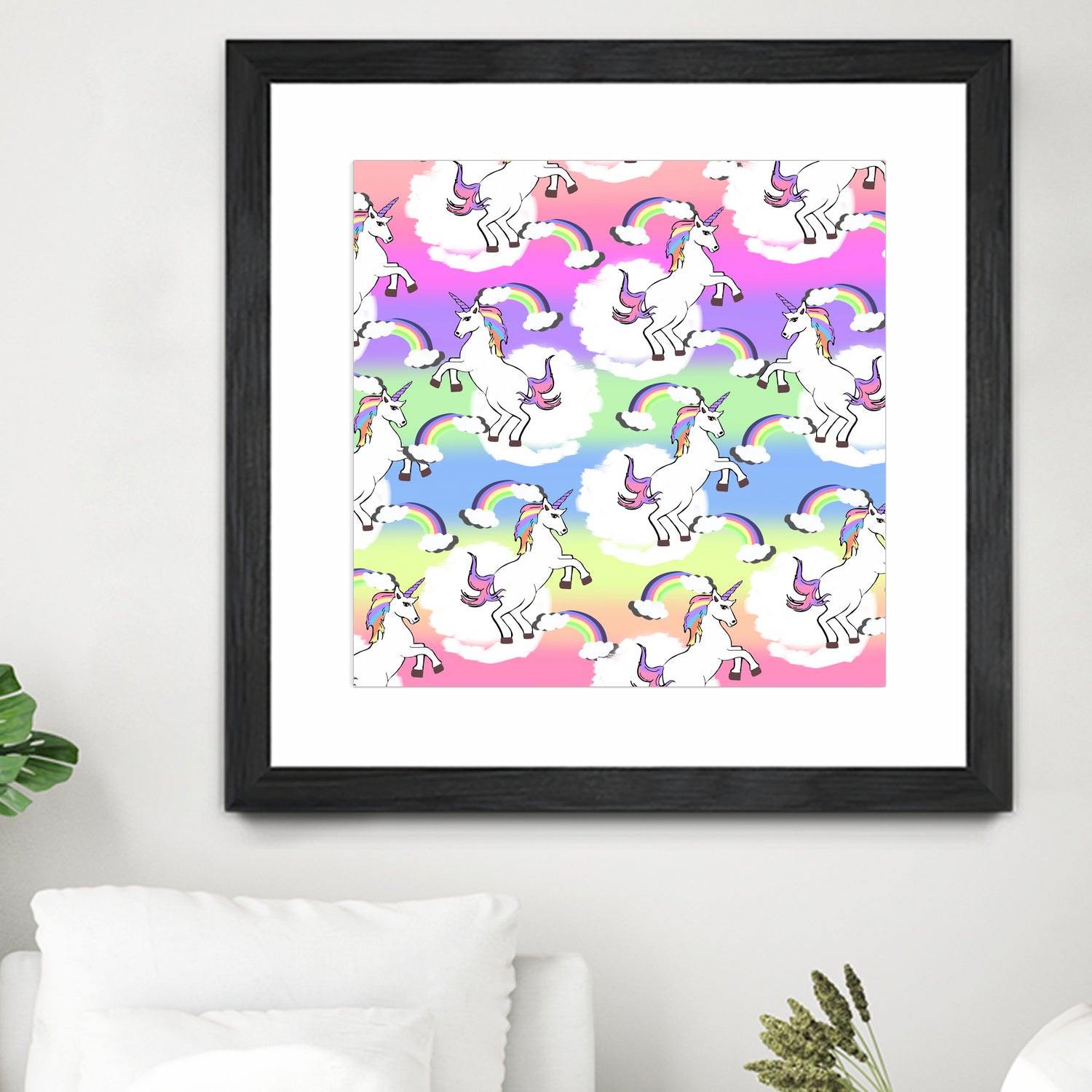 Unicorn Pride by mukta lata barua on GIANT ART - white digital drawing