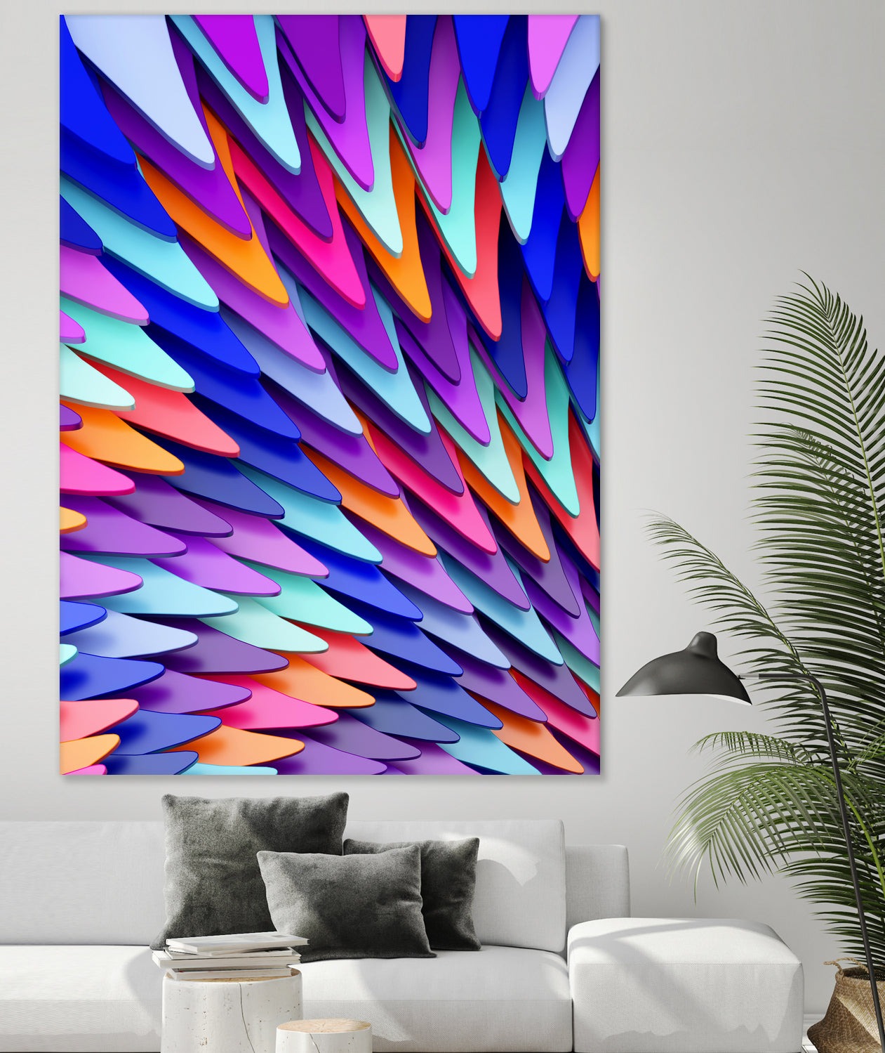 Colorful Skin by Danny Jardim on GIANT ART - blue digital painting