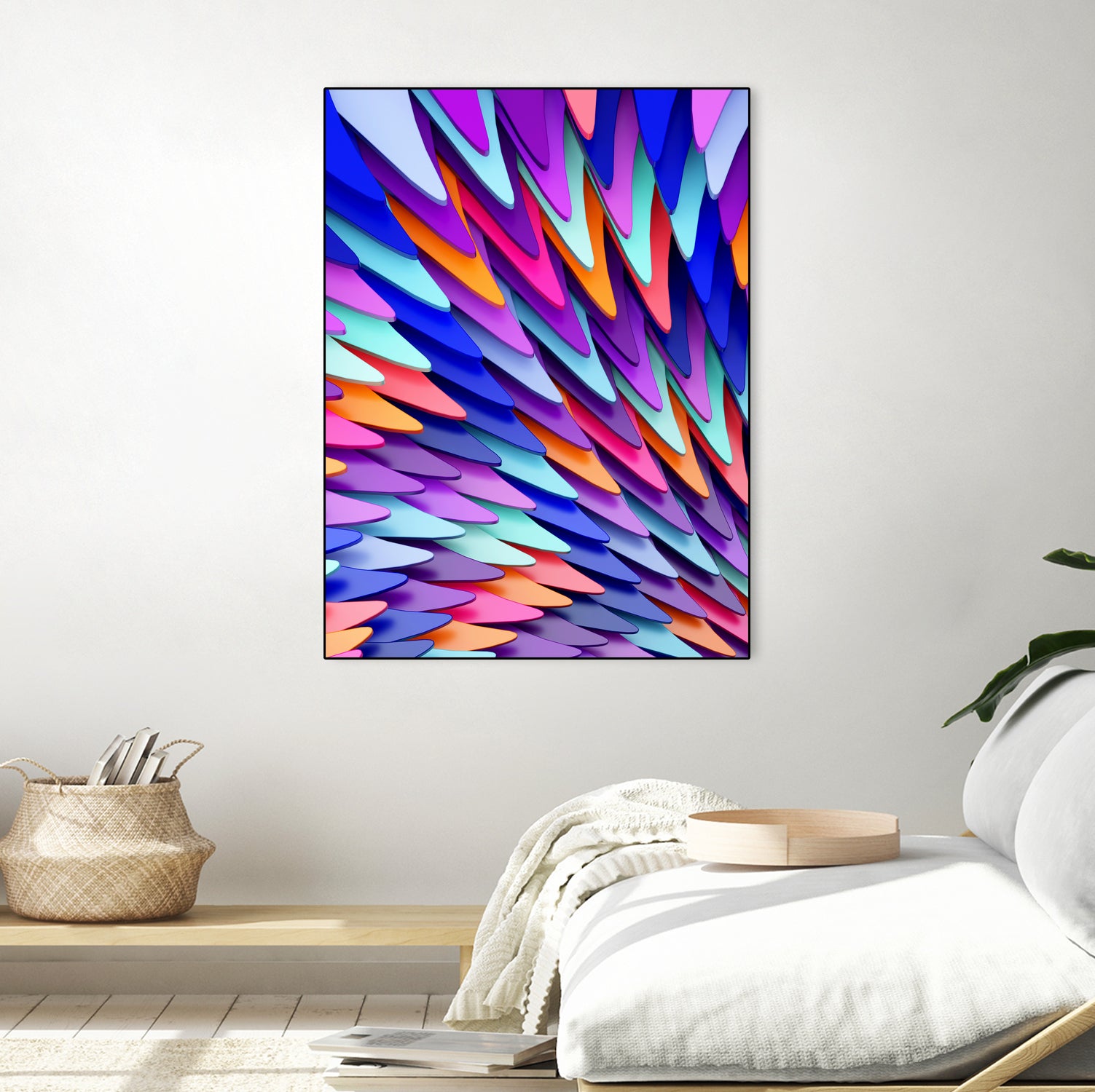 Colorful Skin by Danny Jardim on GIANT ART - blue digital painting