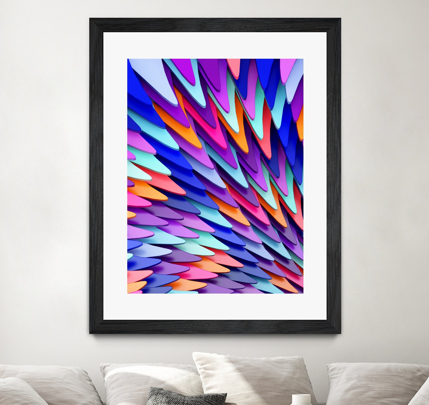 Colorful Skin by Danny Jardim on GIANT ART - blue digital painting