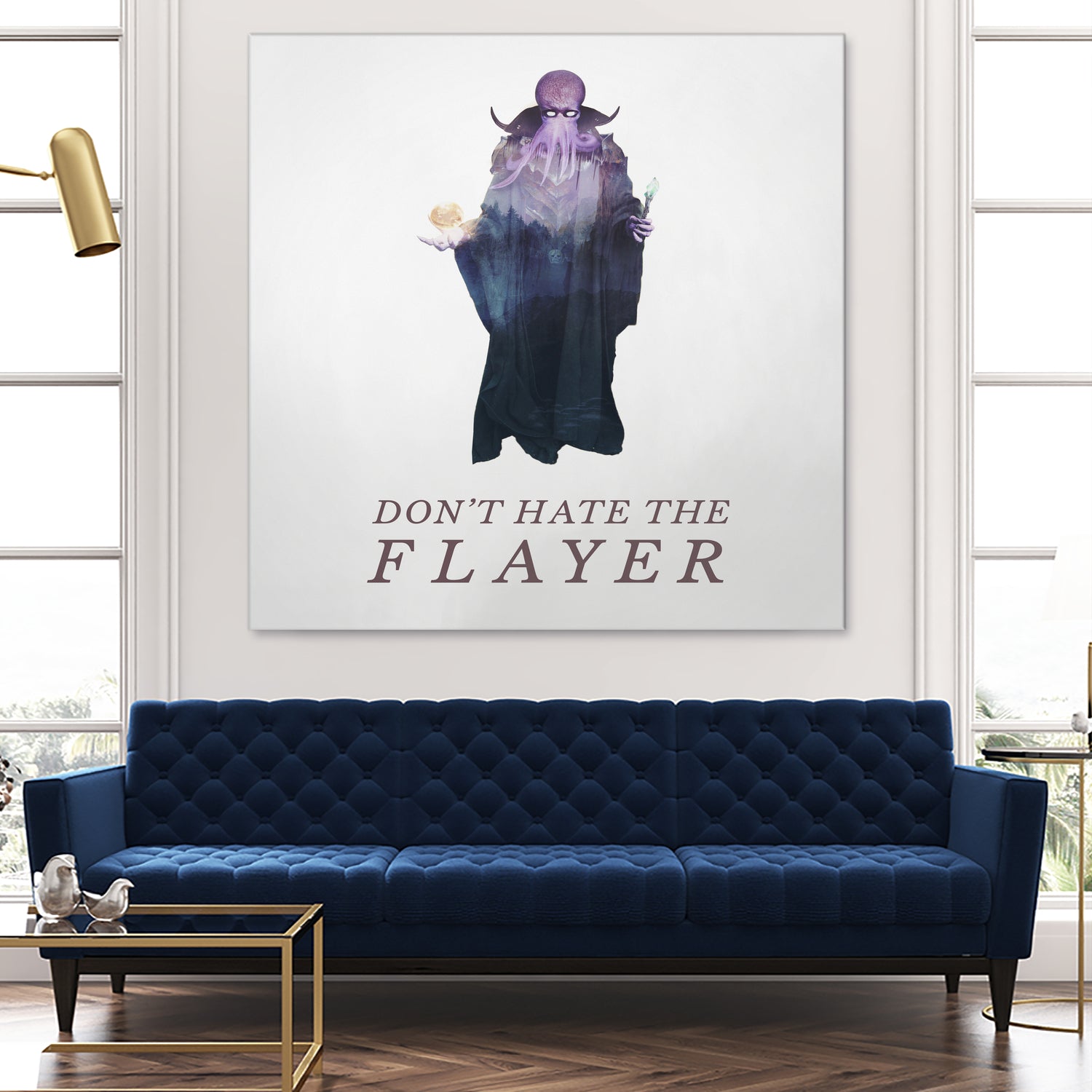 Don't Hate The Flayer by Andy Wynn on GIANT ART - fuchsia character design