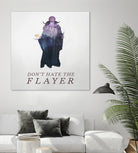 Don't Hate The Flayer by Andy Wynn on GIANT ART - fuchsia character design