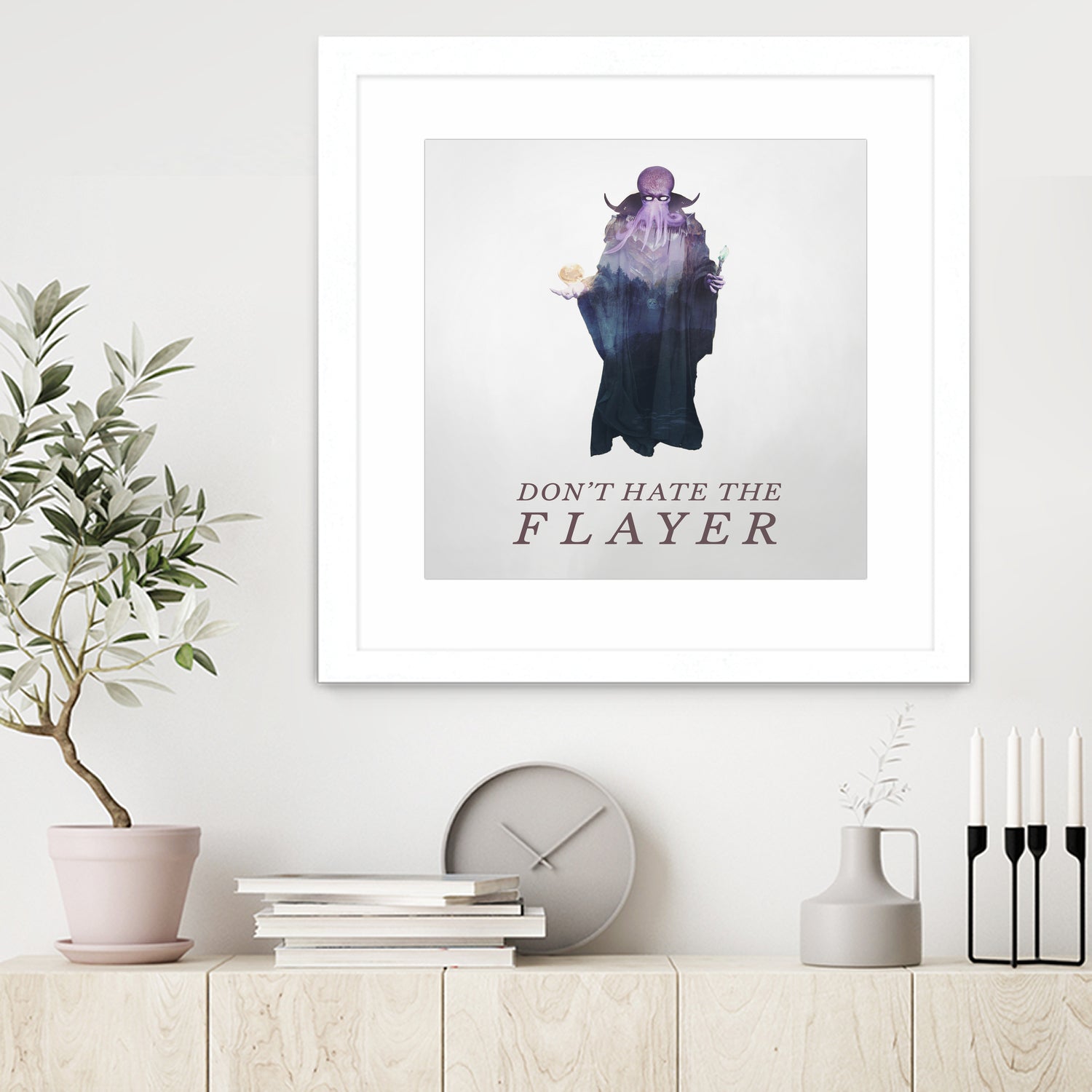 Don't Hate The Flayer by Andy Wynn on GIANT ART - fuchsia character design