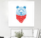 Wild bear (color version) by Solti Balázs on GIANT ART - pink digital drawing